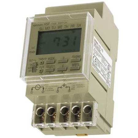Omron H5F-KB Electronic Timer, Light Gray, Plastic