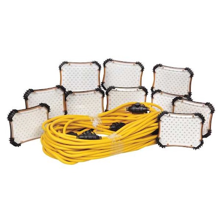 Southwire 97132 CEP 2500 Lumens, LED Yellow Temporary String Light