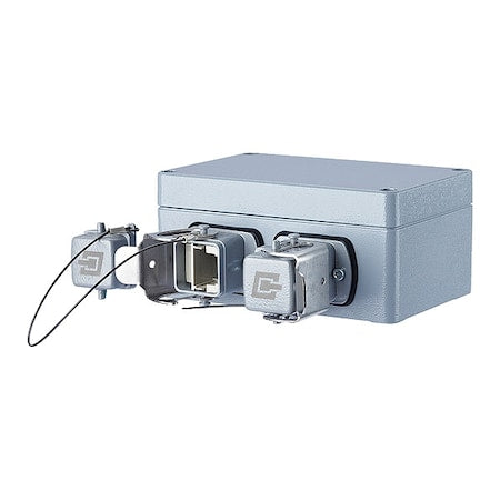Metz Connect 1401060320ME Data Connector Outlet, Gray, 2.244