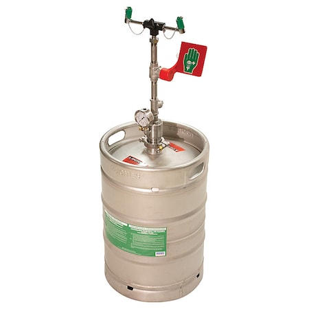 Hughes 15GEW Portable Eyewash Station, 15 gal, SS