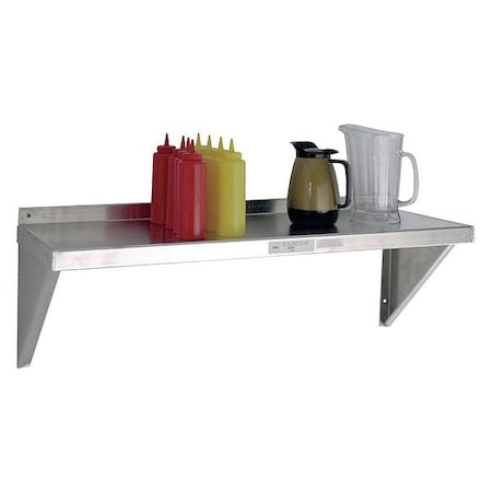NEW AGE Industrial 95634 Aluminum Wall Shelf, 18