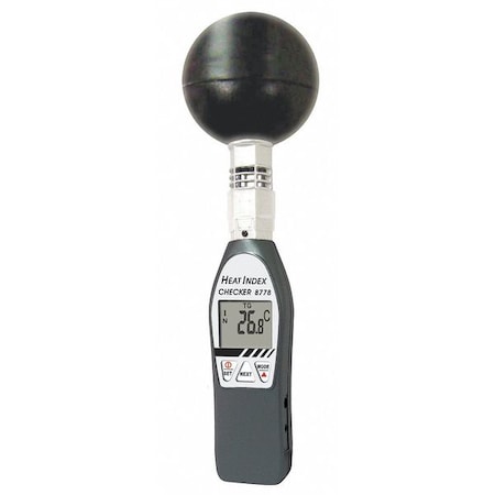 General Tools WBGT8778 Deluxe WBGT Heat Index Monitor, 5-95 Pct