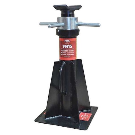 AME 14415 Jack Stand, Locking, 20T, Min Height, 26.2