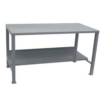 Jamco UA248GP Workbench, Steel, 48 in W, 34 in Height, 3,000 lb, Straight