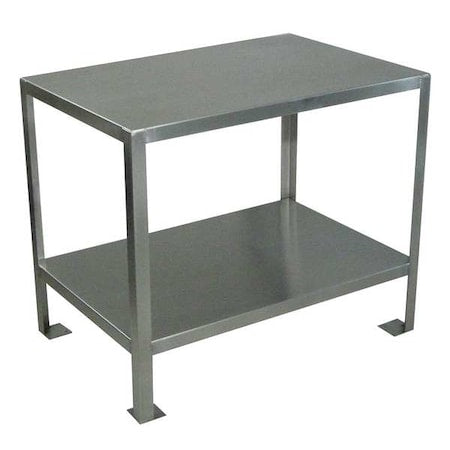 Jamco XW124 Fixed Work Table, SS, 24