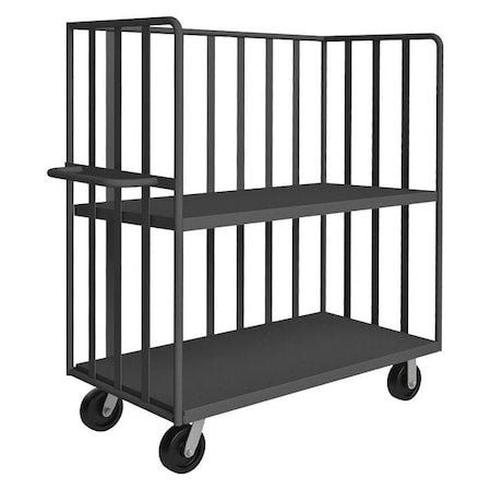 Durham MFG OPT-6030-2-6PH-95 StockTruck, 32 in, 69 in, Gray, Steel, 3,000 lb