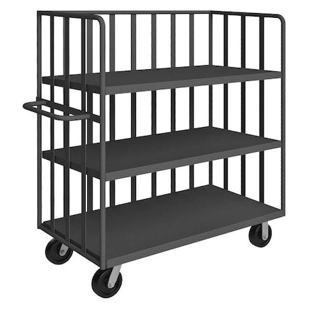 Durham MFG OPT-6024-3-6PH-95 StockTruck, 26 in, 69 in, Gray, Steel, 3,000 lb