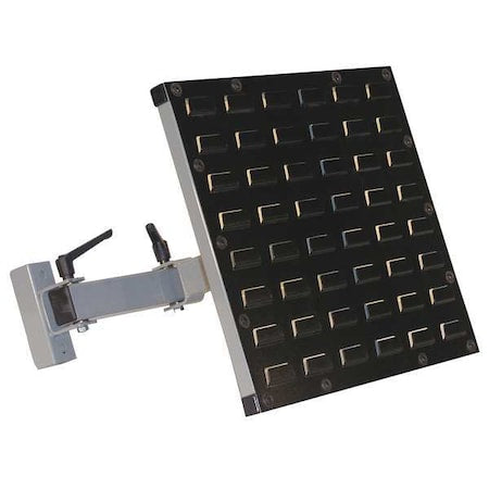 PRO-Line ABH-1-A31 Bin Holder, 17 in H, Gry, 18 in W, Steel