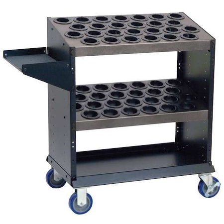 Huot 23980 SuperScoot Tool Cabinet, Gold, Steel, 17-1/2 in W x 45-1/4 in D x 40 in H