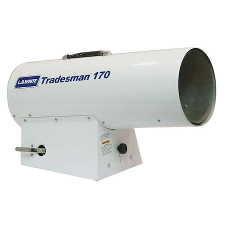 L.B. White CP170ESPN21163T Portable Gas Torpedo Heater, Liquid Propane, Direct Spark, 10 in Wx 24 in L