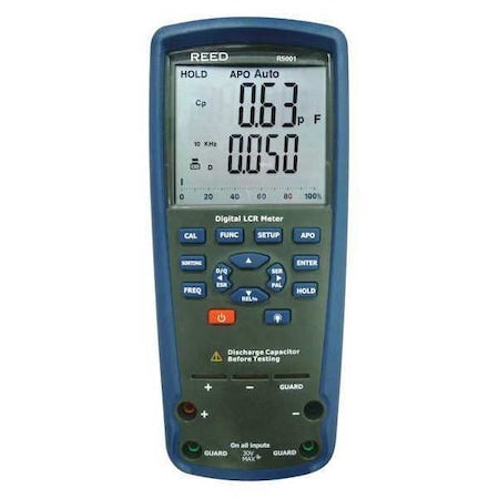 Reed Instruments R5001 Passive Component LCR Meter, +/-0.2% Accuracy