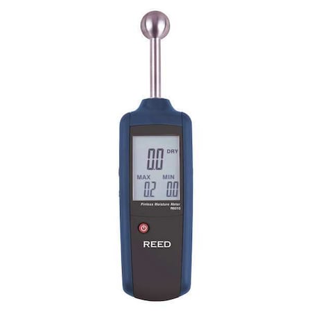 Reed Instruments R6010 Moisture Meter, Pinless, 1 5/8 in Depth