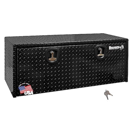 Buyers Products 1725140 24x24x48 Inch Black Diamond Tread Aluminum Underbody Truck Box