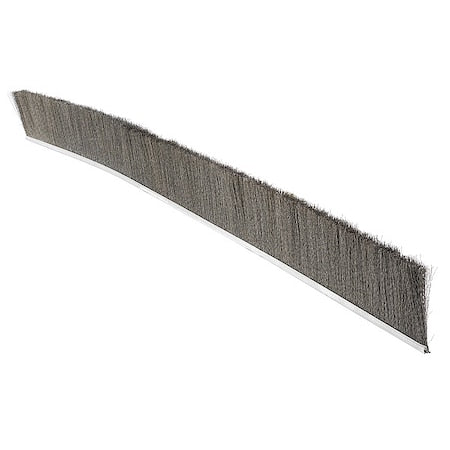 Tanis MB404096 Strip Brush, Rigid, SS, Gry, 1 in H