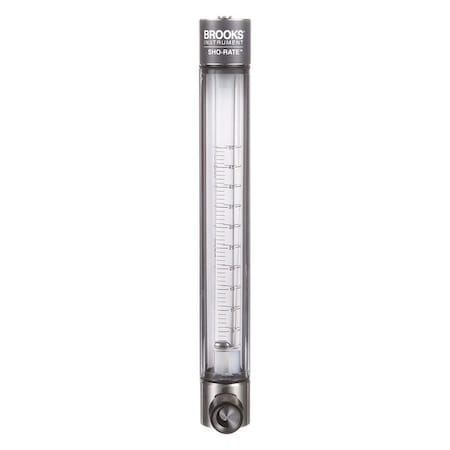 Brooks 1255AD1084ALSVV Flowmeter, Air, 2 to 50 LPM, Glass