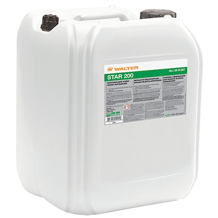Walter 53G067 Star 200 Cleaner/Degreaser, 5.2 gal Pail, Concentrated, Water Based