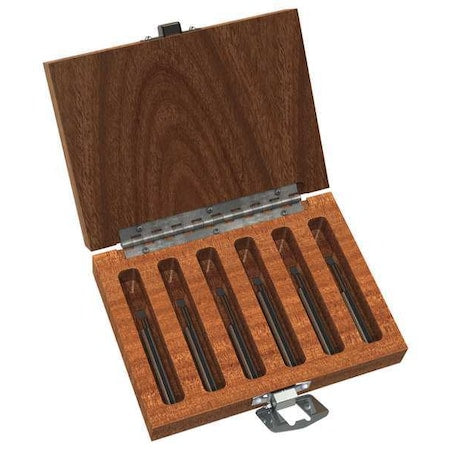 Micro 100 BB-4 Boring Bar Set, 2 1/2 in L, C2 Micrograin