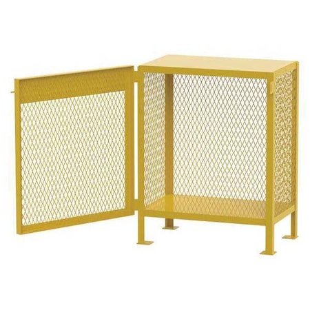 Jamco CW130YP Cylinder Storage Cabinet, Yellow, Steel