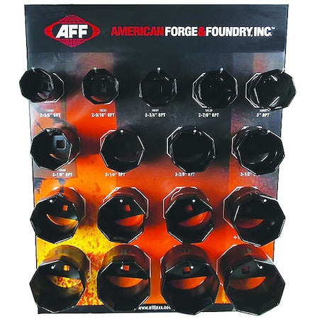 American Forge & Foundry 18580P Automotive Socket Set, SAE, 17 pcs