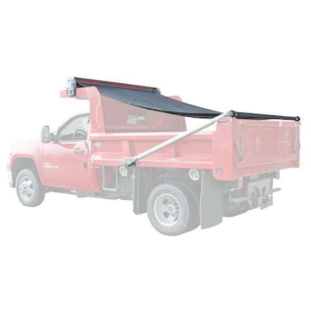 Buyers Products 5545000 14-23 Foot Aluminum Tarp Kit 600W/90-1 Gear Motor - 5 Springs With Wind Deflector