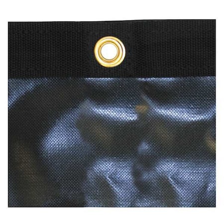 Buyers Products 3011354 Standard Duty Tarp, 7-1/2 x 20 ft, 10 Mil, Black, Vinyl, UV Resistant