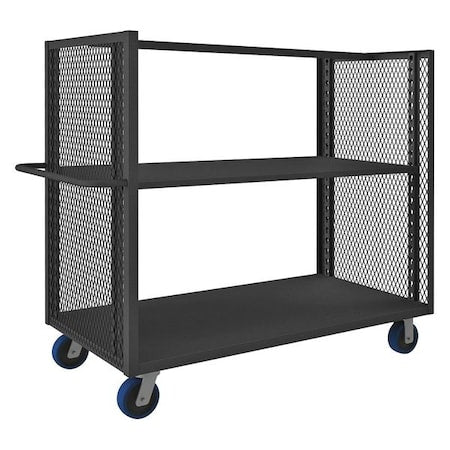 Durham MFG 2SPT-EX3060-1A-2K-6PU-95 StockTruck, 31 in, 67 in, Gray, Steel, 2,000 lb