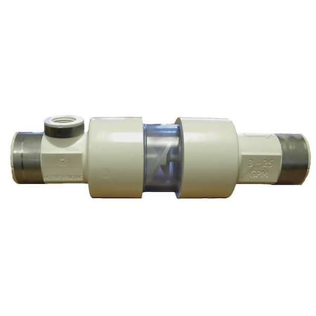 Pulsafeeder STM100-PVC Static Inline Mixer, PVC, 1 in NPT