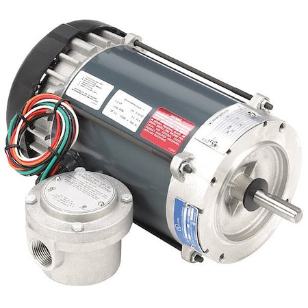 Leeson 5KC49MN6379 Hazardous Location Motor, Cap Start, TEFC, 1/4 HP