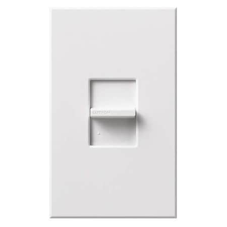 Lutron NTSTV-DV-WH Lighting Dimmer, Slide, 1-Pole, White