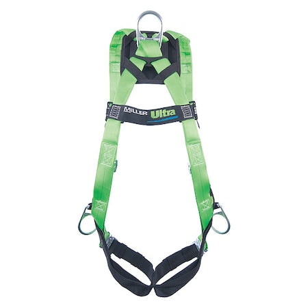 Miller P950QC-7/XXLGN Duraflex Python(R) Ultra Full Body Harness, 2XL, 400 lb., Quick-Connect Chest/ Back, Hips D-Ring