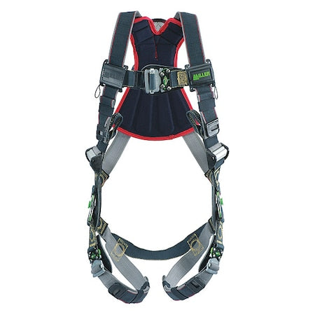 Miller RKNARRL-QC/S/MBK Revolution(R) Arc-Flash Rated Full Body Harness, S/M, 400 lb., Quick-Connect Chest/ SIde D-Ring