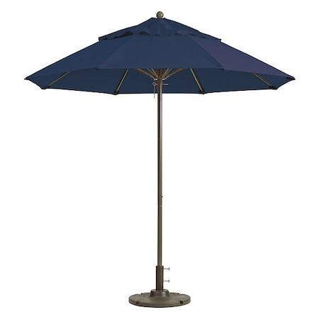 Grosfillex 98826031 Windmaster Umbrella, Navy, 9 Ft