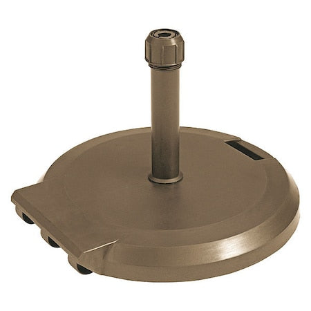 Grosfillex US608437 Umbrella Base W/ Wheels, Bronze Mist, 84Lb