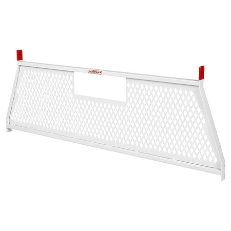 Weather Guard 1906-3-02 Headache Rack, Steel, White, 27-1/2