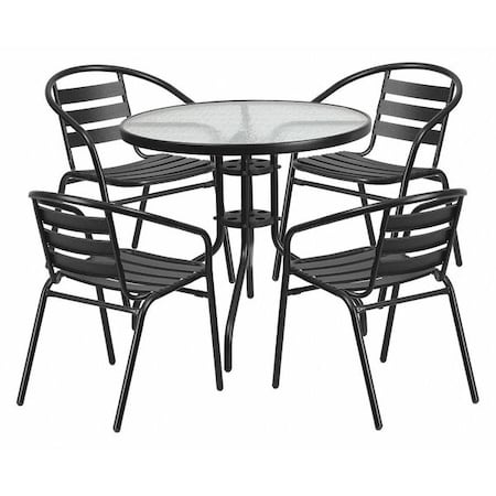 Flash Furniture TLH-072RD-017CBK4-GG 31.5