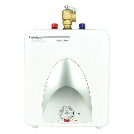 Chronomite CMT-1.3 1.3 gal Mini Tank Electric Water Heater, Single Phase 12.5 in H
