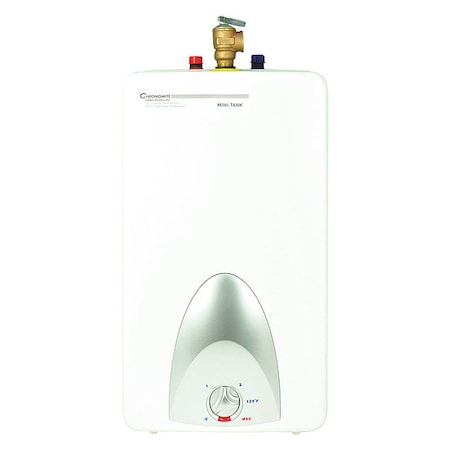 Chronomite CMT-4.0 4 gal Electric Mini Tank Water Heater, Single Phase 19.25 in H