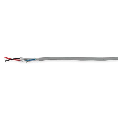 Carol E2003S.41.10 Power Limited and Communication Cable, 3 C, White, PVC, 1000 ft.