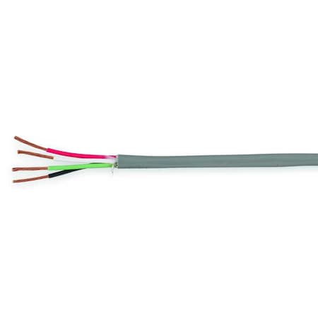Carol E1004S.30.10 Data Cable, Riser, 4 Wire, Gray, 1000 ft