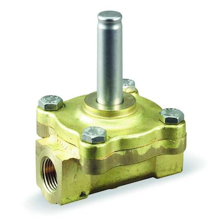 DAYTON 008608 Brass Solenoid Valve Less Coil, Normally Closed, 3/8 in Pipe Size