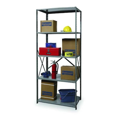 Hallowell 7510-18HG Metal Shelving Unit, 18