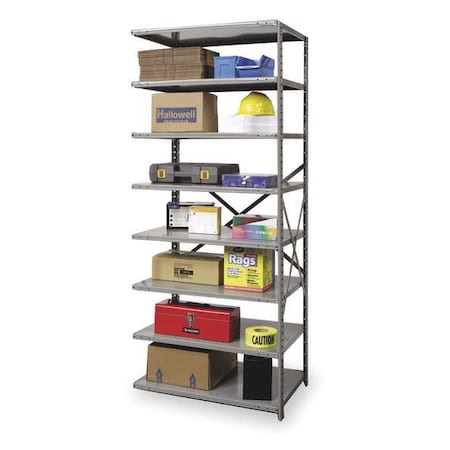 Hallowell A4513-12HG Metal Shelving, 12
