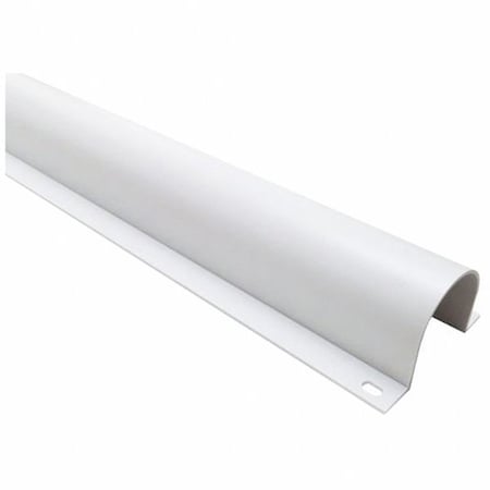 Electriduct SR-WG-075-6-20PK-WT Wire Guard, 3/4 in H, 120 ft L, 3/4 in W, 1 Channel, PVC, White