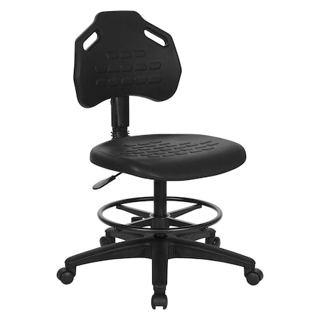 Office Star KH81375MX Drafting Chair, Black, Steel