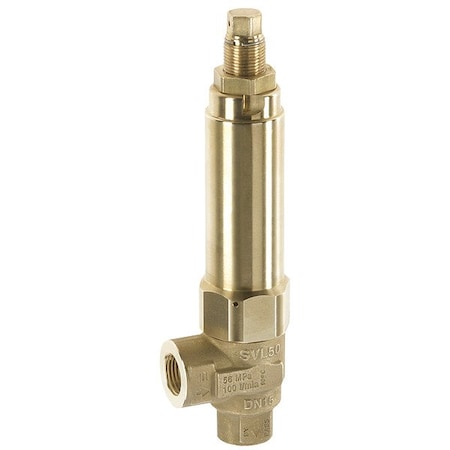 A.R. North America SVL50 Relief Valve, 8,100 psi, Brass