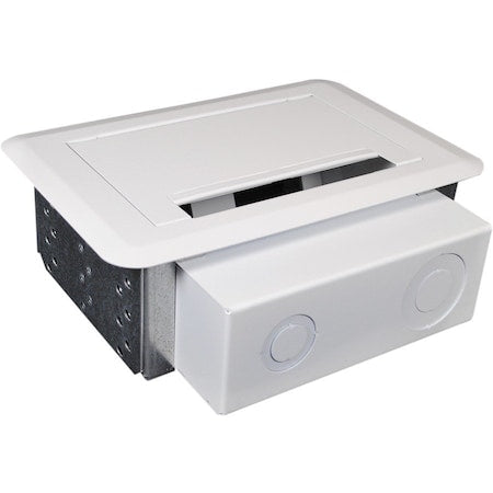 Legrand EFSB2 Wiremold Evolution Series 2-Gang Wall Box - 2-gang - White - Steel
