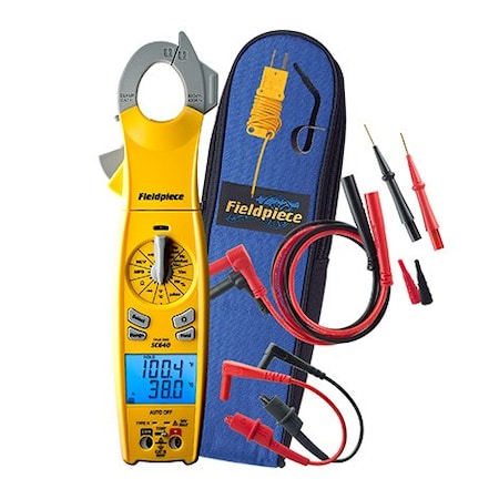 Fieldpiece SC640 Digital Clamp Meter, TRMS, 400A, 600V AC