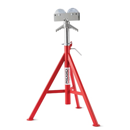 Ridgid 56672 Roller Head Pipe Stand, 1/8 to 12 In.