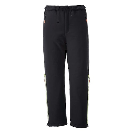 Refrigiwear 7310RBLK3XL Men's Insulated Quilted Pants, 3XL, Black, Polyester Spandex