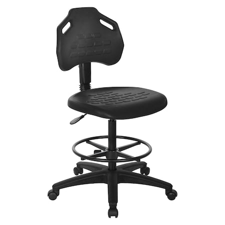 Office Star KH81310TX Drafting Chair, Black, Steel